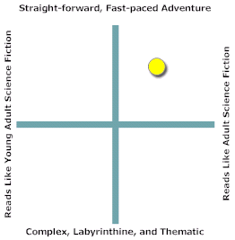 A fast-paced adventure story that reads more like adult science fiction than YA science fiction.