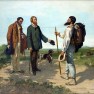 Bounjour, Monsieur Courbet by Gustave Courbet